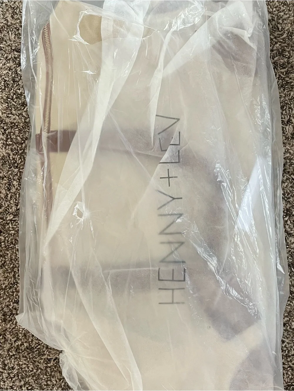NWT HENNY + LEV Beige Canvas Tote with Brown Accents, Travel Bags, - Picture 7 of 10